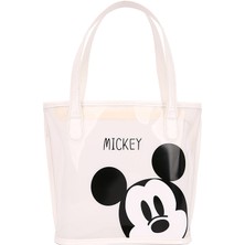 Apsino Şeffaf Jöle Çanta Yaz Çanta Kadın Pvc Plastik Çanta Moda Sevimli Bir Omuz Çanta Mickey (Yurt Dışından)