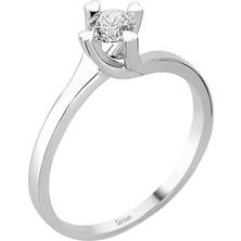 Sirius Pırlanta F Renk 0,38 Karat Pırlanta Tektaş Yüzük 0424R0004