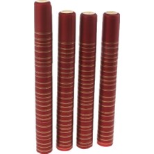 Somodz 100 Şişe Kapsülleri Şişe Üstleri Küçülür Final Kollu 32MM -Bordo (Şeritler) 60MM Yüksek (Yurt Dışından)