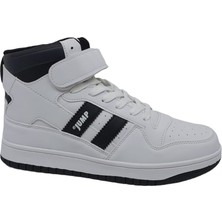 Jump 28708 Beyaz Yüksek Bilekli Kadın Sneaker Günlük Spor Ayakkabı