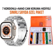 WATCH 8 ULTRA 7 KORDON VE 1 ADET NANO CAM KORUMA HEDİYEMİZ