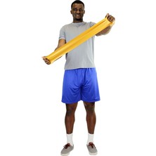 Cando Low Powder Exercise Band Rolls 5,5 Metre Set Altın