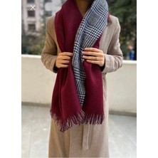Shopiolog Çift Taraflı Yumuşak Dokulu Atkı Şal