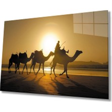 MiraLive Gün Batımı Sahra Deve Sunset Sahara Camel Table