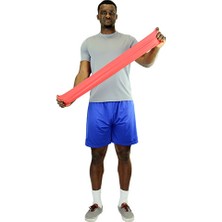 Cando Low Powder Exercise Band Rolls 5,5 Metre Set Kırmızı