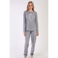 Vienetta Kadın Uzun Kol Pijama Takım