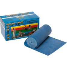 Cando Low Powder Exercise Band Rolls 5,5 Metre Set Mavi