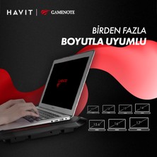 Havit Gamenote F2081 Cooling Pad Rgb Gaming Laptop Soğutucu - Ayarlanabilir 2 Büyük Fan 2000RPM