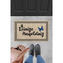 Evaşk Kapı Önü Paspası Vinil Kaymaz Tabanlı
