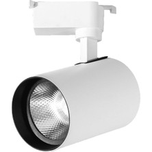 Noas 30W/6500K Paris Beyaz Kasa Ray Spot (Beyaz) Noas