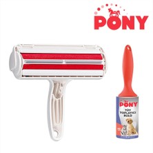 Pony Hazneli Tüy Toplayıcı + Pony Tüy Toplayıcı Rulo