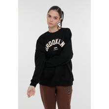 Lumberjack Wl Sofıa-N 16GF851 3pr Siyah Kadın Sweatshirt