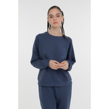 Lotto W-Gıove C Neck Swt 3pr Mavi Kadın Sweatshirt