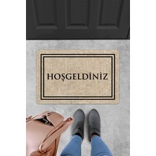 Evaşk Kapı Önü Paspası Vinil Kaymaz Tabanlı