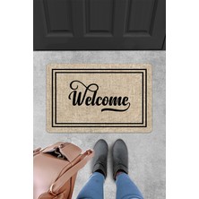 Evaşk Kapı Önü Paspası Vinil Kaymaz Tabanlı