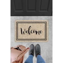 Evaşk Kapı Önü Paspası Vinil Kaymaz Tabanlı