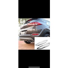 Türkmen Hyundai Tucson Arka Reflektör Krom Çıtası (2015-2018) Arası Uyumludur