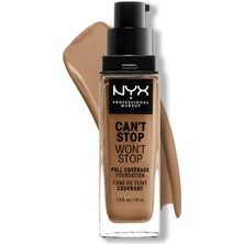 NYX Professional Makeup Fondöten - Can't Stop Won't Stop Full Coverage Foundation 15 Caramel 30 ml 800897157326