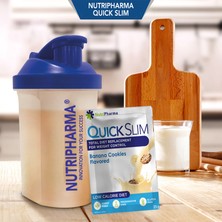 Nutripharma Quick Slim Yüksek Protein Öğün Tozu + Protein Shaker