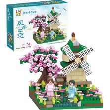 Jea Love Jea·love Windmill Love 12 Yaş ve Üzeri Için Yaratıcı Doğa Temalı Oyuncak Yapım Seti (600PCS) (Yurt Dışından)