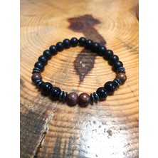 Janti JTAW24DOB1349 Janti Bileklik Mazı Ağacı ve Onyx Doğaltaş 8 mm