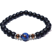 Janti JTAW24DOB1354 Janti Bileklik Ceyt Hematit Onyx Doğaltaş 10 mm ve 8 mm