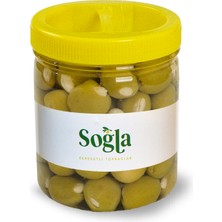 Soğla Bereketli Topraklar Doğal Badem Dolgulu Yeşil Zeytin 500 gr