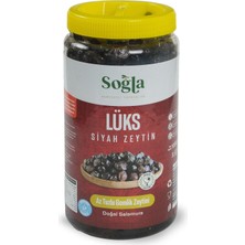 Soğla Bereketli Topraklar Doğal Lüks Gemlik 291-320 Kalibre Siyah Zeytin 1000 gr