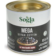 Soğla Bereketli Topraklar Doğal Mega Teneke Siyah Zeytin 1850-2250 gr