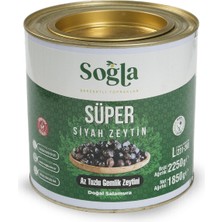 Soğla Bereketli Topraklar Doğal Süper Gemlik 231-260 Kalibre Siyah Zeytin 2000 gr