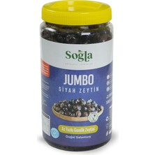 Soğla Bereketli Topraklar Doğal Jumbo 351-380 Kalibre Siyah Zeytin 1000 gr