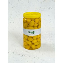 Soğla Bereketli Topraklar Doğal Sarımsak Dolgulu Yeşil Zeytin 1000 gr