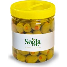 Soğla Bereketli Topraklar Doğal Acı Biber Dolgulu Zeytin 500 gr