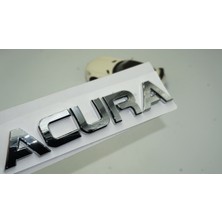 Dk Acura Mdx Tsx Rdx Tl Krom Abs Bagaj 3m 3D Yazı Logo Amblem