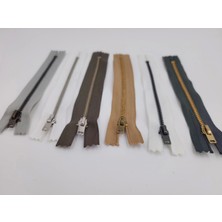 Hatce Karışık Renk Fermuar  14CM - 6'lı