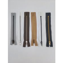 Hatce Karışık Renk Fermuar  14CM - 6'lı