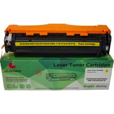 Co.Olympic Hp CC532A CE410A CF380A M351 M451 Uyumlu Sarı Toner