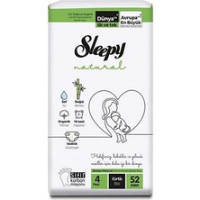 Sleepy Natural 2'li Jumbo Maxi 4 Beden 52'li