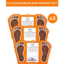 Modalucci Çorap Tipi Ayak  Peeling Maskesi  3'lü