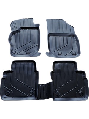 Gold Fiat Egea Sedan 3D Havuzlu Paspas 2014-2020