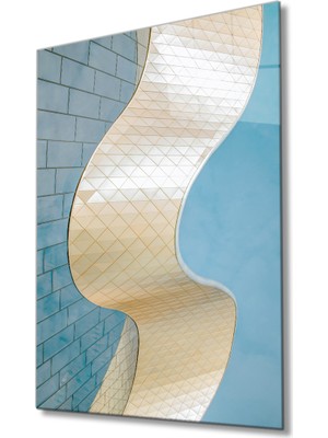 MiraLive Geometrik Mimari Cam Tablo