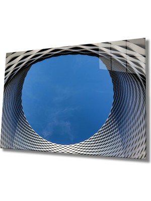 MiraLive Geometrik Mimari Cam Tablo