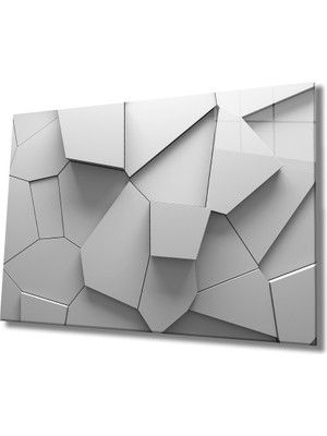 MiraLive Geometrik Mimari Cam Tablo