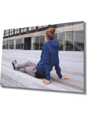 MiraLive Kadınlar Rahatlık Cam Tablo Women Comfort