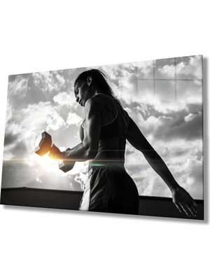 MiraLive Spor Fıtnes Cam Tablo   Sports Fitness