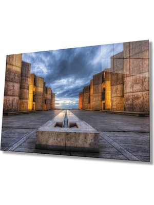 MiraLive Gün Batımı Cam Tablo   Sunset Table