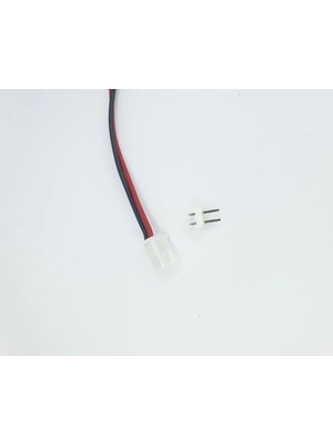 Sanec 3,96MM Kilitli 2 Pin Kablolu Konnektör Takım 20CM - 1,50MM - Çift Taraflı