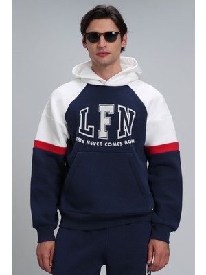 Lufian Never Erkek Sweatshirt Lacivert