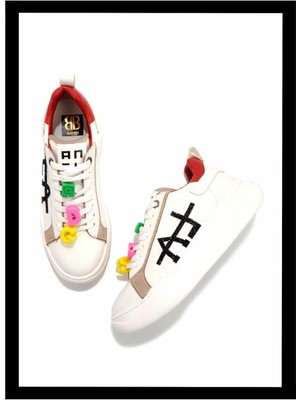 Bambi Beyaz  Kadın Sneaker K01791071809