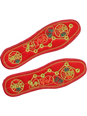 Strade Store Chinese Red Lucky Shoe Imserts 42 Çalıştırma Için Önyükleme (Yurt Dışından)